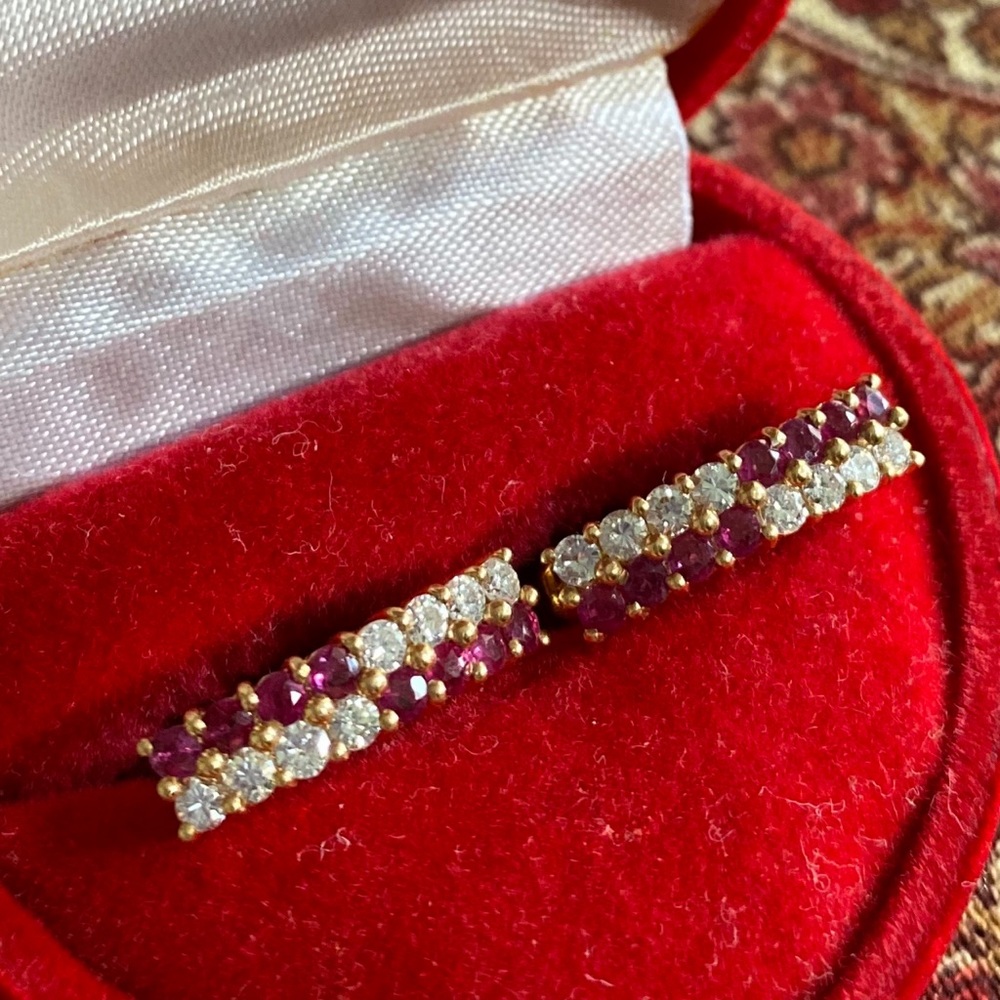 Ruby Earrings - image 1